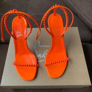 Christian Louboutin Heels  (size 7 1/2 ) Orange